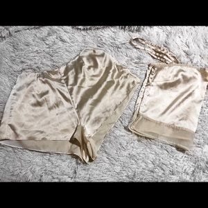 Cream Victoria’s Secret Pajama Set